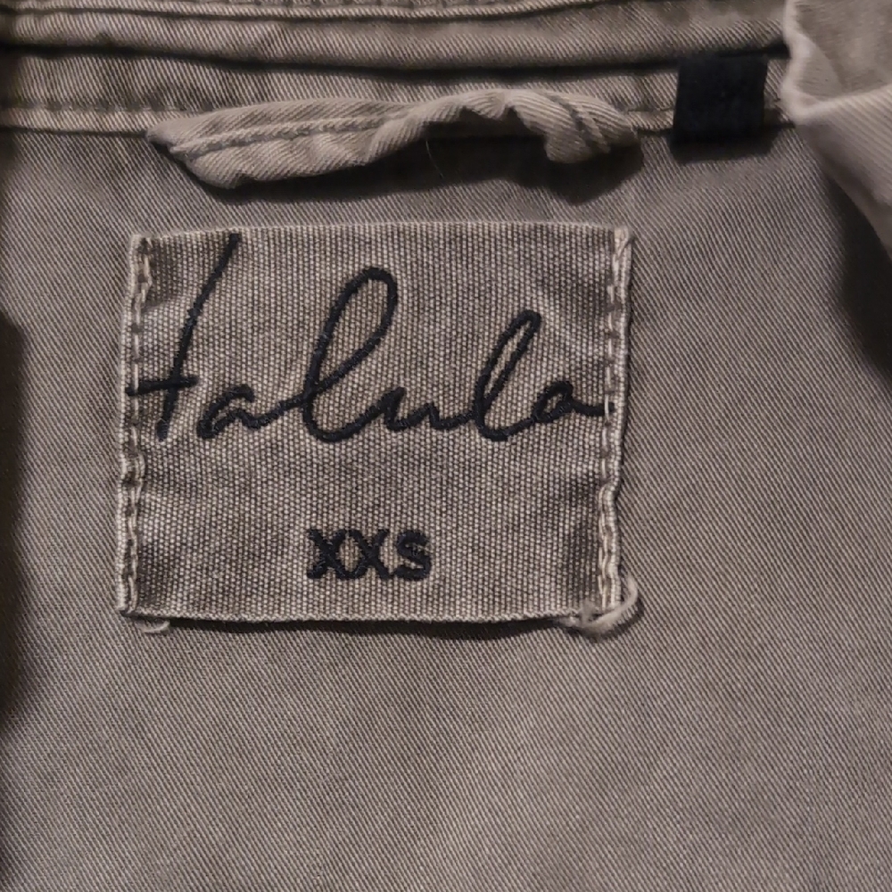 TALULA - Womens Hooded Utility Jacket - Army Green - Picture 2 of 6